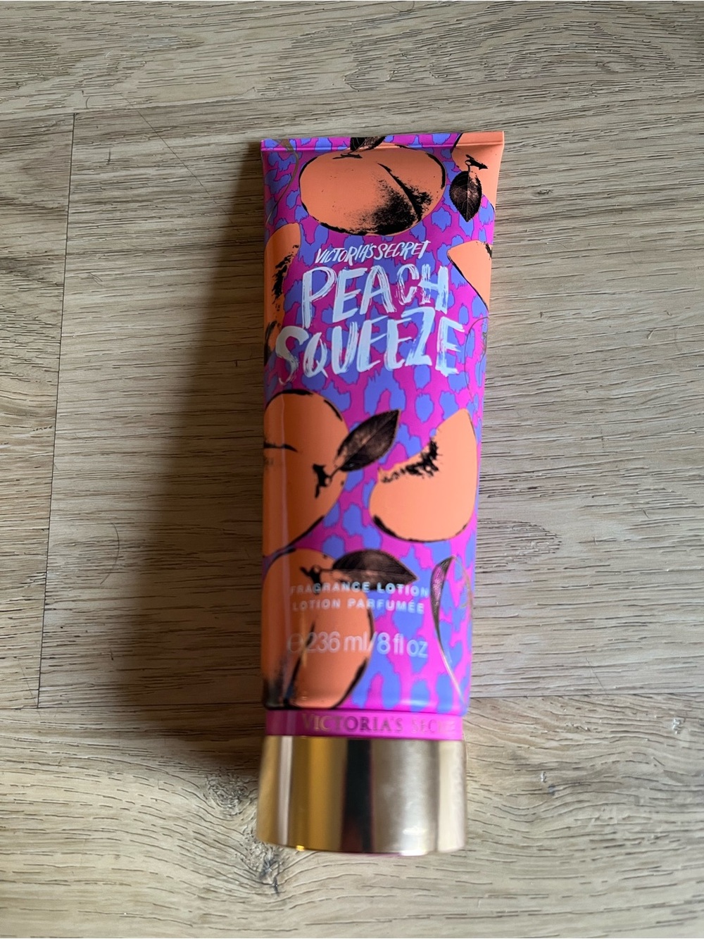 Victoria Secret Peach Squeeze Lotion - Pink & Orange Packaging